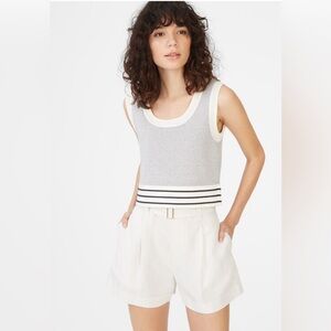 Darcee Club Monaco shorts white stripe